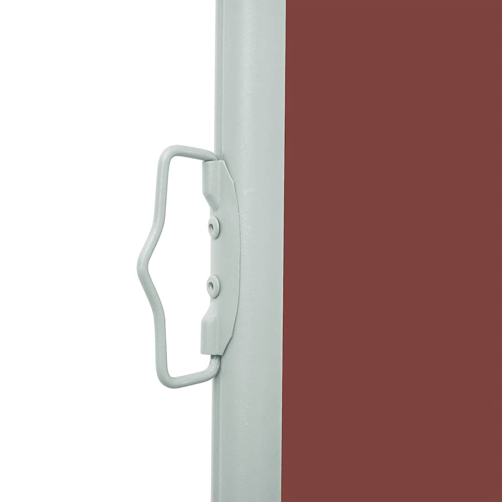 Vidaxl Toldo Lateral Retráctil De Jardín Marrón 140x500 Cm_3