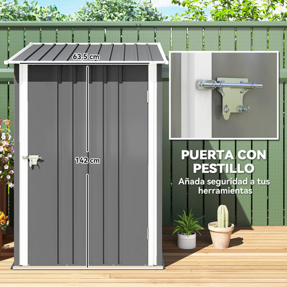 Outsunny Cobertizo De Jardín Exterior_4