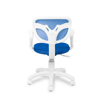 Silla De Estudio Juvenil Touch Pvc, Azul, 40 X 80–90 X 38cm_5