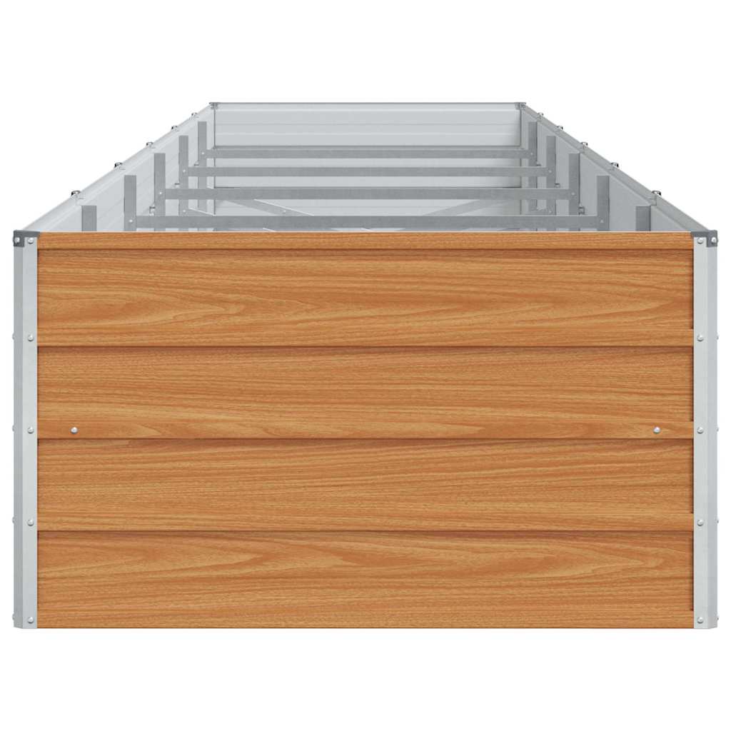 Arriate Elevado Marrón Claro 480 X 80 X 45 Cm Acero Galvanizado_5