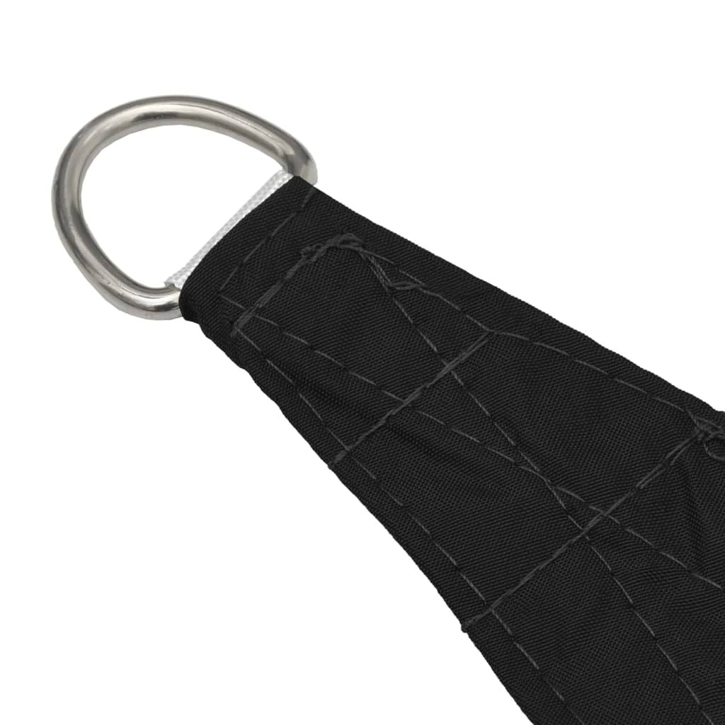 Vidaxl Toldo De Vela Trapezoidal De Tela Oxford Negro 3/5x4 M_3