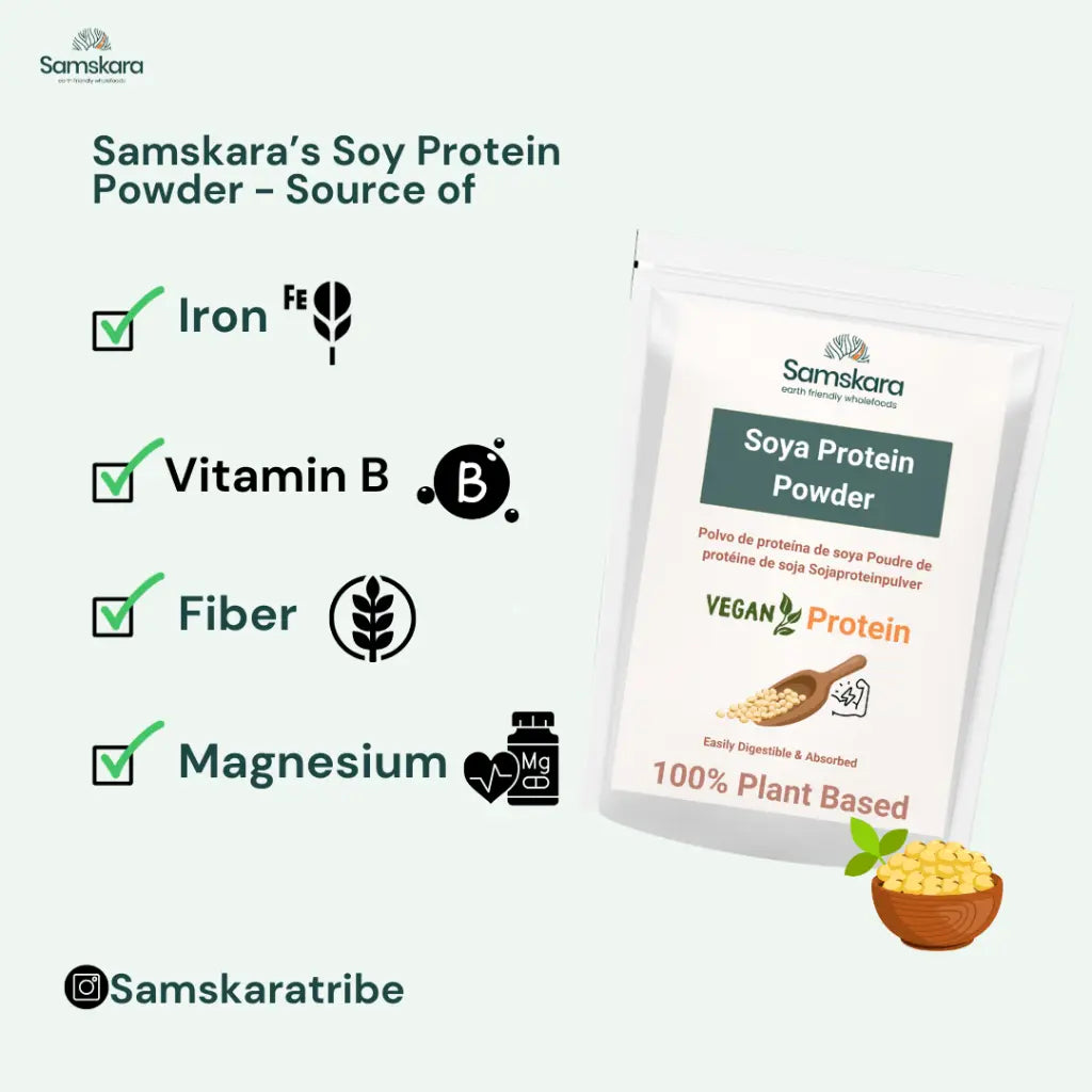 Proteína De Soja - 500g | Proteína Vegetal En Polvo Vegana Para Batidos Y Repostería, Sin Azúcares Añadidos, Sin Gluten_2