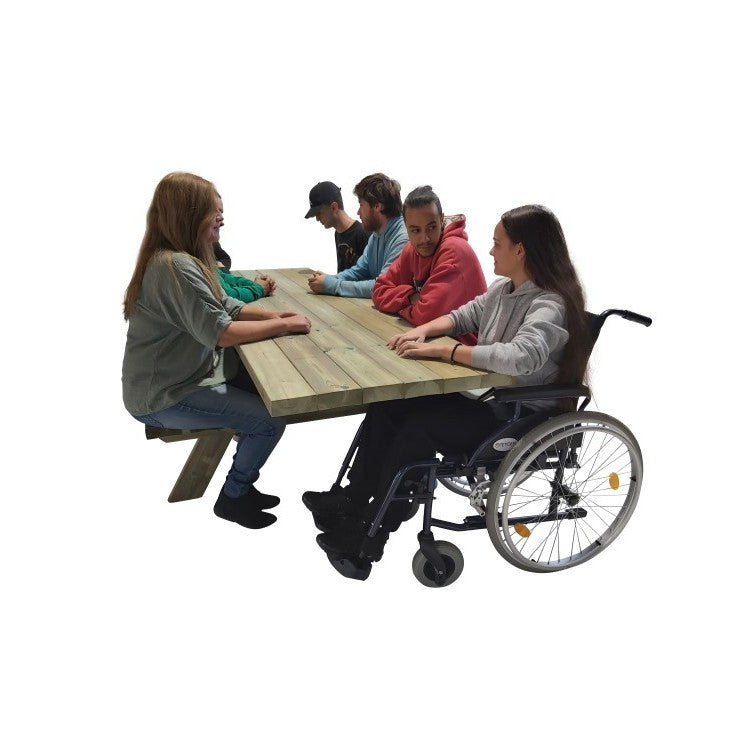 Mesa De Picnic Adaptada Masgames Lyon.