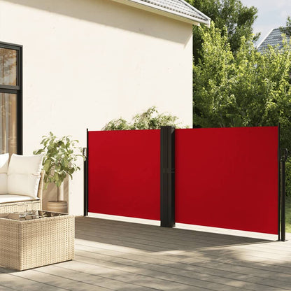 Vidaxl Toldo Lateral Retráctil Rojo 140x1000 Cm_1