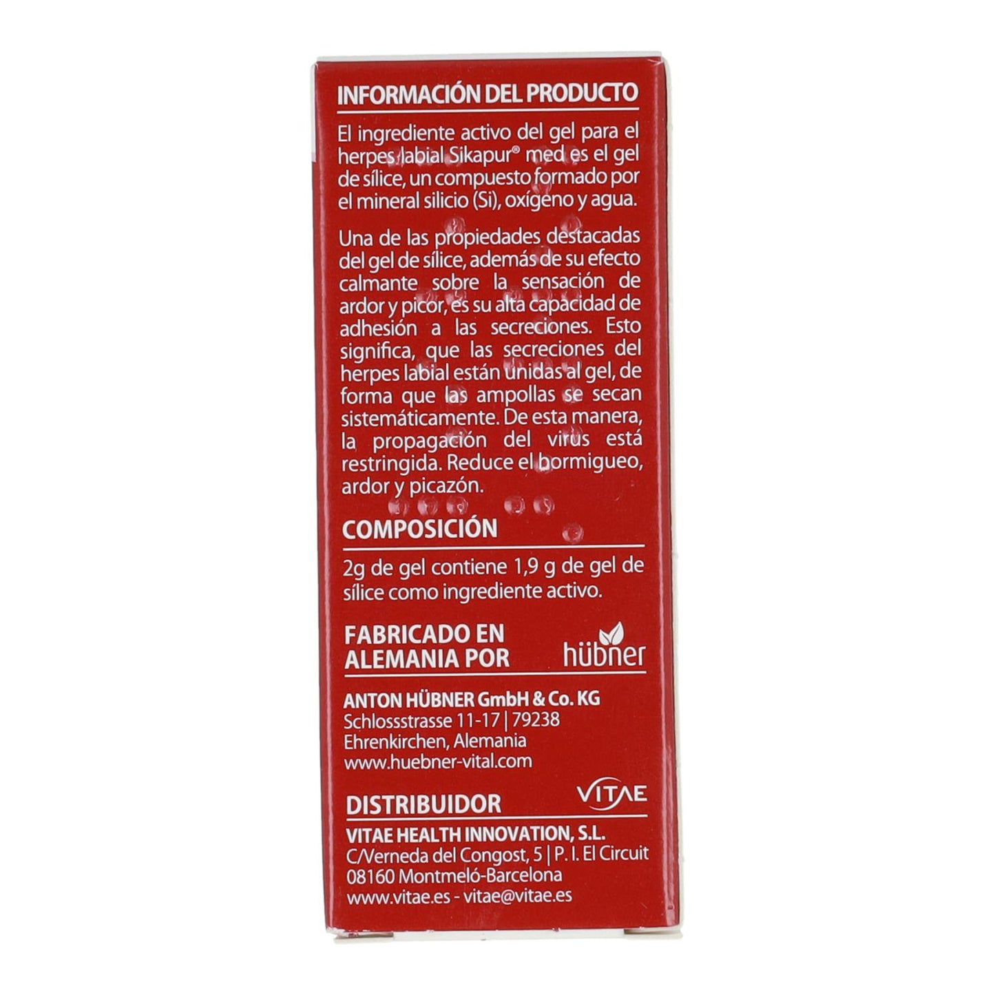 Sikapur Herpes Labial 2g  Vitae 10 2g