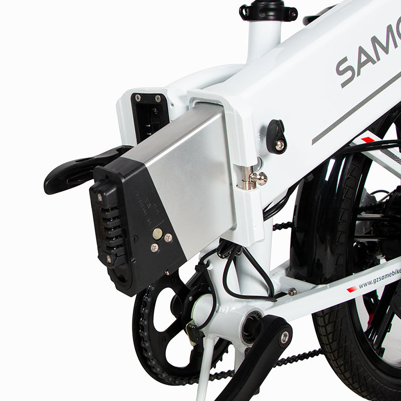 Bicicleta Eléctrica Plegable Samebike 20lvxd30-ii 350w-48v-10,4ah (499wh) - Rueda 20 Color Negro_3