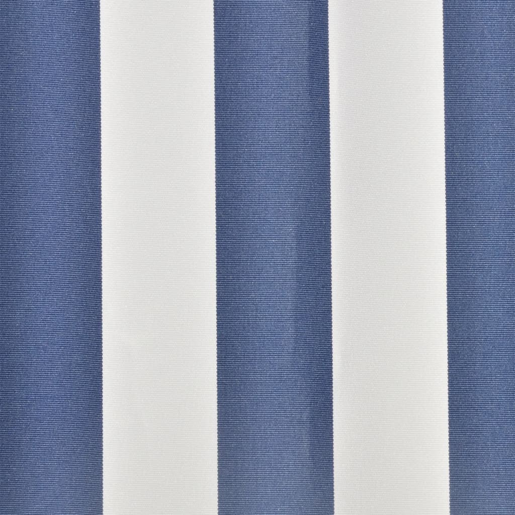 Tela De Repuesto Para Toldo Azul Y Blanco 3x2,5 M Poliéster_2
