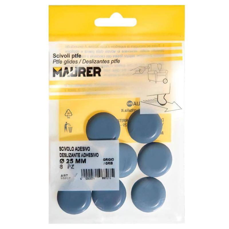 Deslizante Gris Ptfe Ø25 (blister 8 Unidades)_1