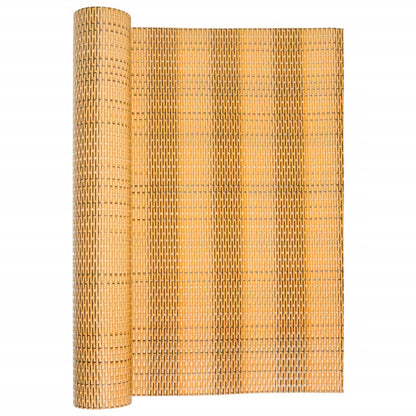 Toldo Para Balcón Ratán Sintético Marrón Claro 400x90 Cm / Vetonek_3