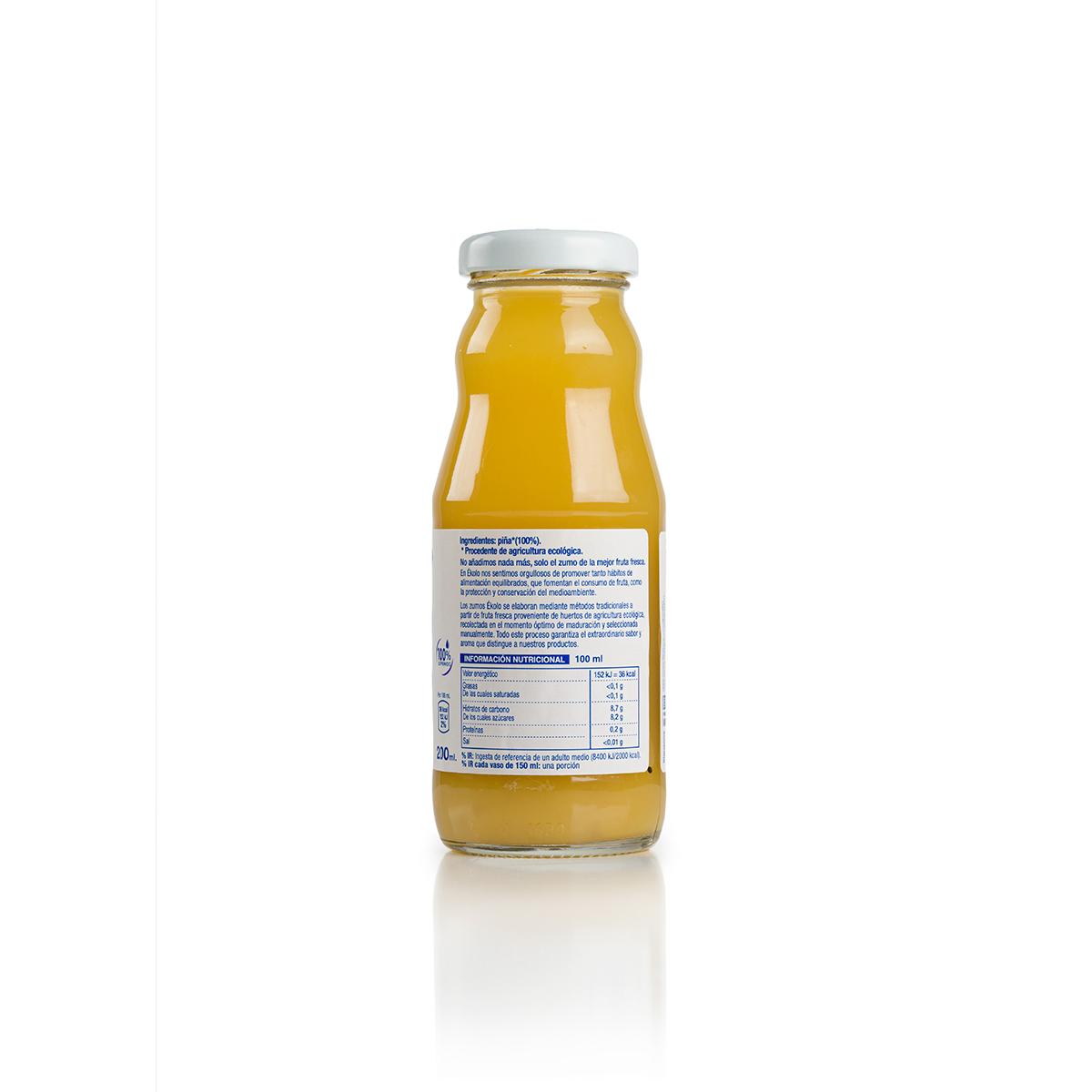 Zumo de Piña Bio 100% exprimido Ékolo 750 ml