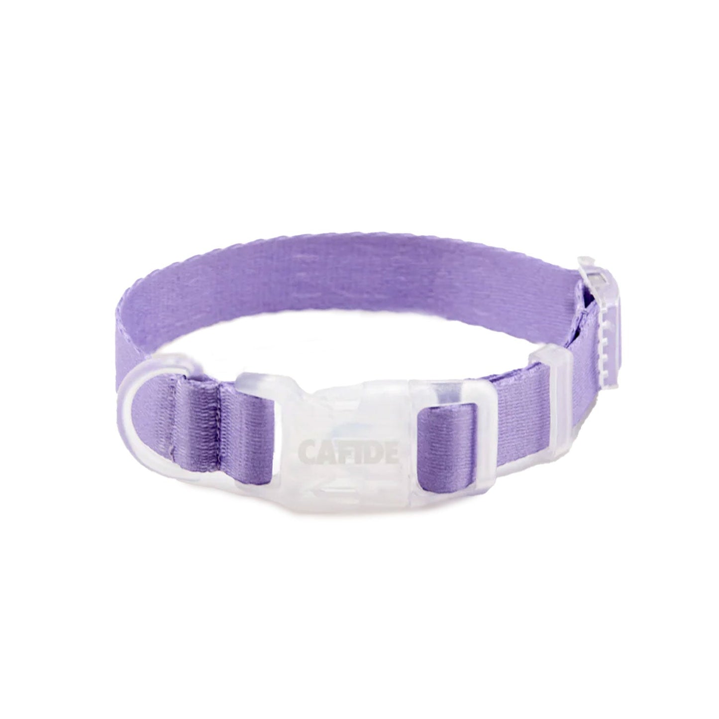 Cafide Collar De Material Reciclado Violeta. Modelo Ona._0