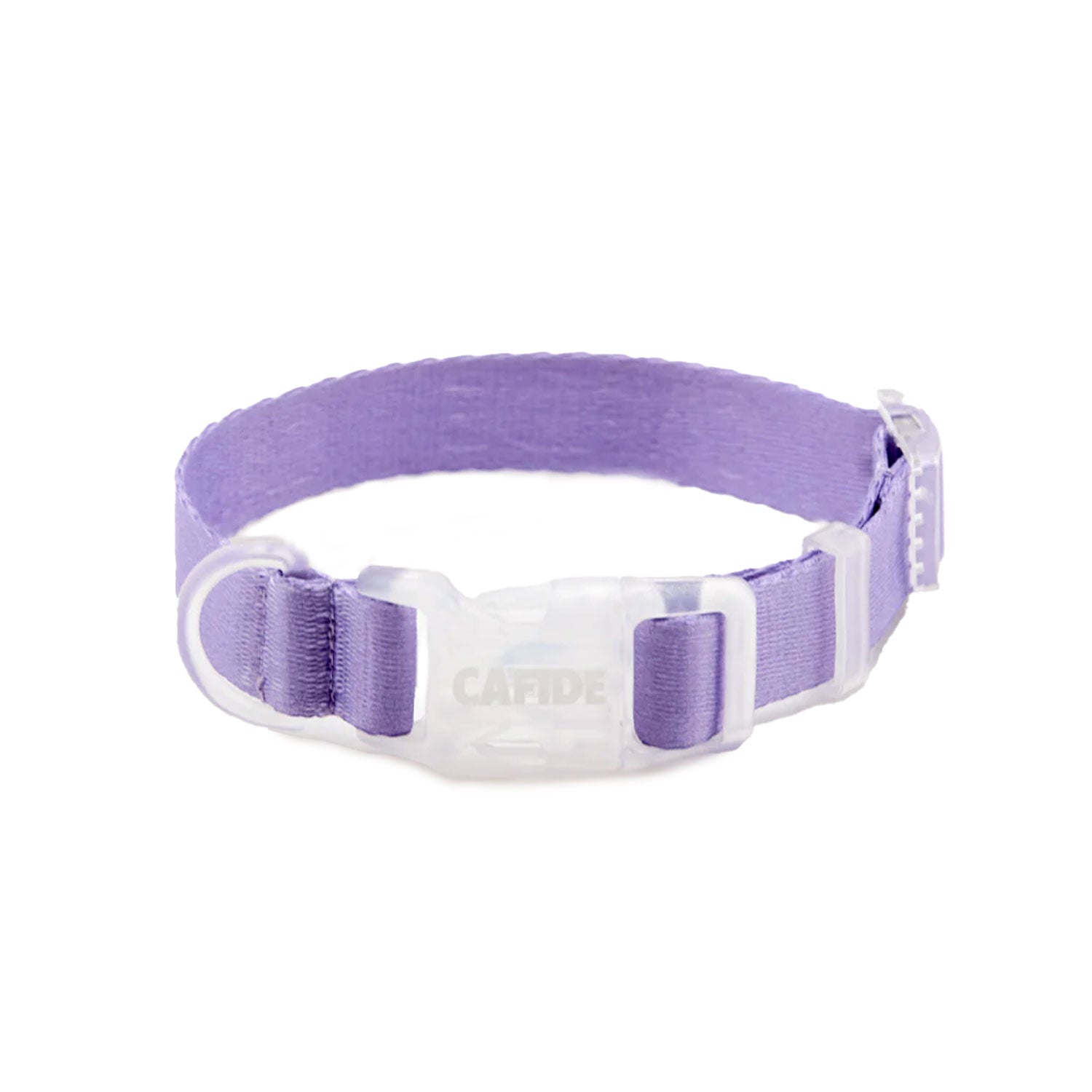 Cafide Collar De Material Reciclado Violeta. Modelo Ona._0