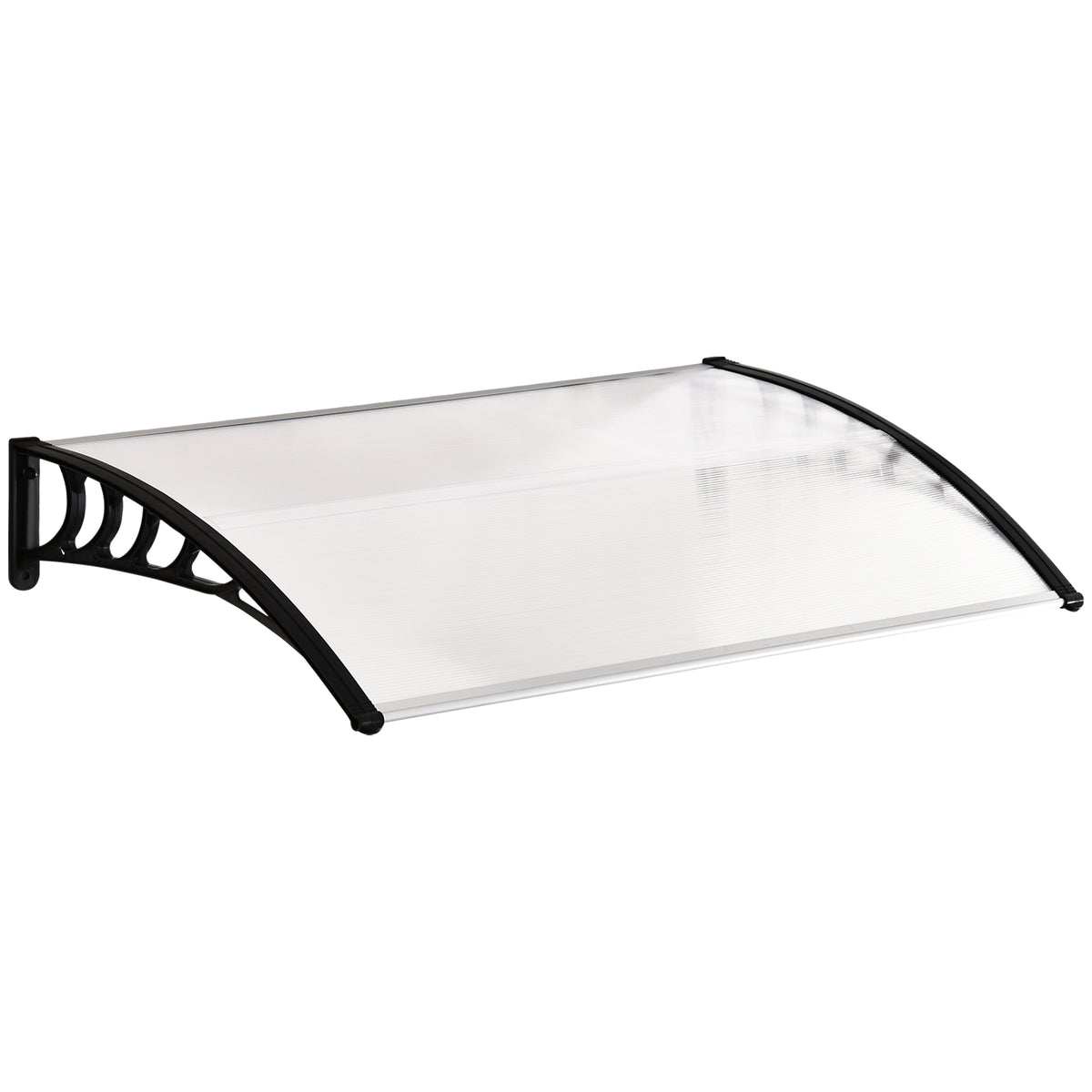 Tejadillo De Protección Outsunny Transparente 150x90x25 Cm_0