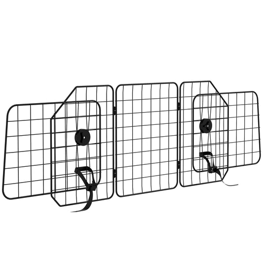 Pawhut Barrera Protectora De Coche Para Perros Con Anchura Ajustable Negro_0