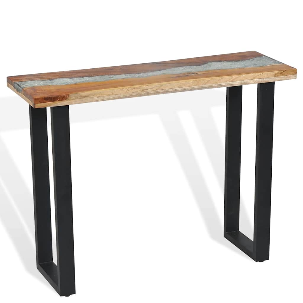 Mesa Consola De Teca 100x35x75 Cm_2