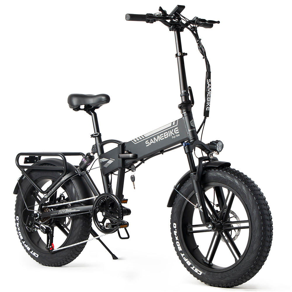 Bicicleta Eléctrica Plegable Samebike Xwlx09 750w-48v-10ah (480wh) - Rueda 20 X 4 Color Blanco_3
