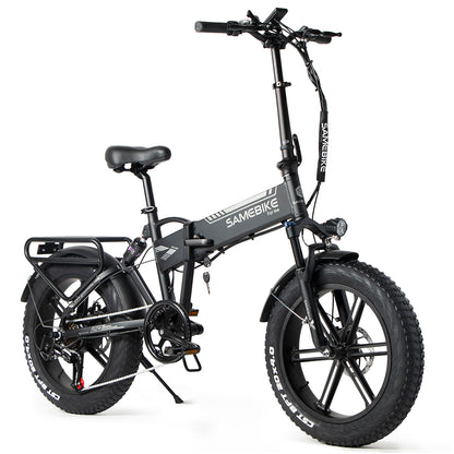 Bicicleta Eléctrica Plegable Samebike Xwlx09 750w-48v-10ah (480wh) - Rueda 20 X 4 Color Blanco_3
