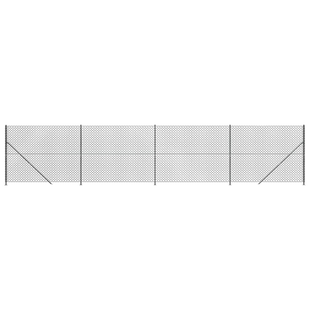Cerca De Alambre Con Brida Gris Antracita 2x10 M / Vetonek_2