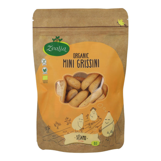 Mini Grissini Colines Sésamo BIO Sin Gluten Zealia 70 g