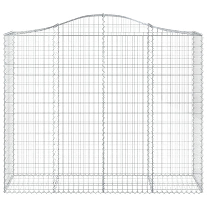 Cestas Gaviones 15 Uds Forma De Arco Hierro 200x50x160/180 Cm_3