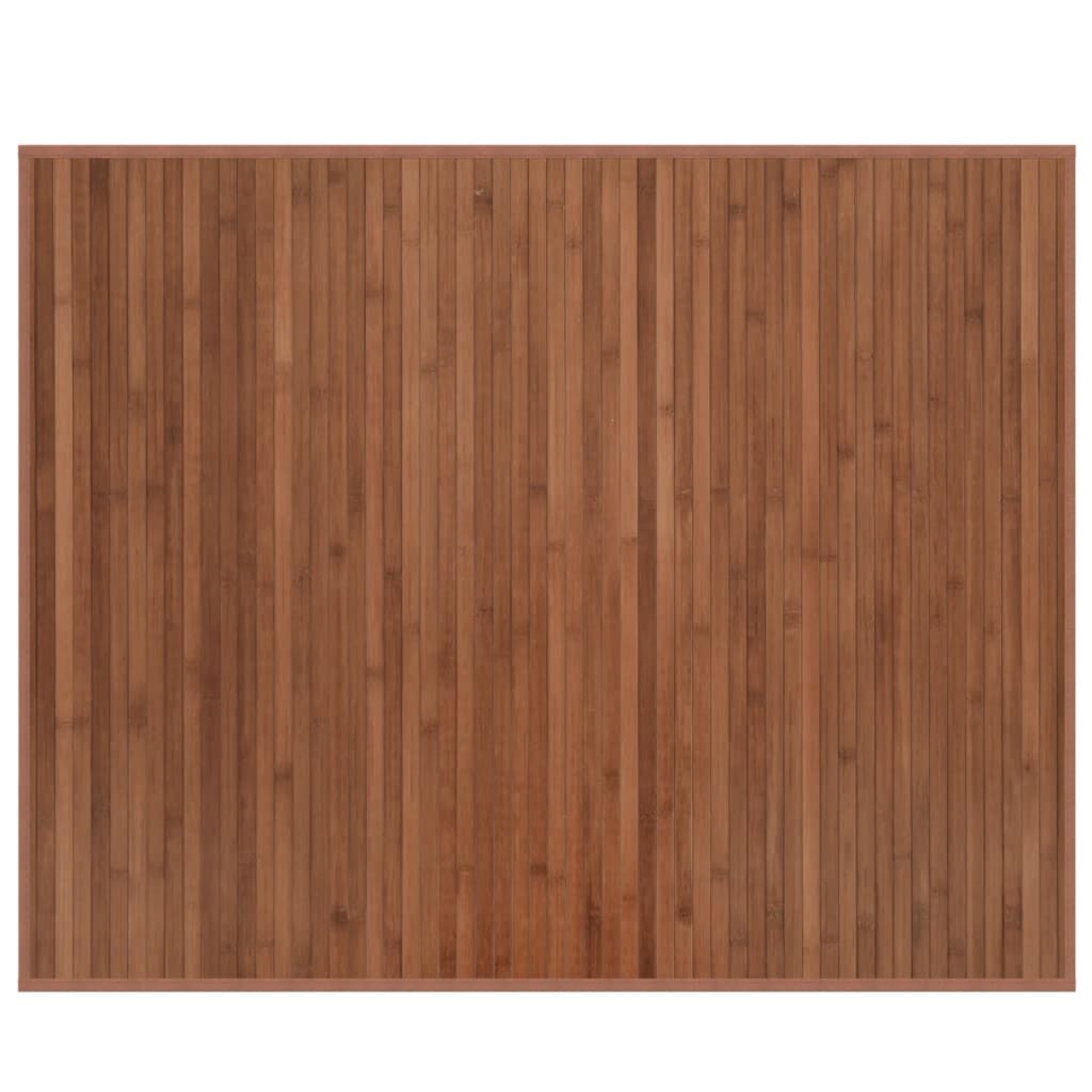 Vidaxl Alfombra Rectangular Bambú Marrón 80x100 Cm_0