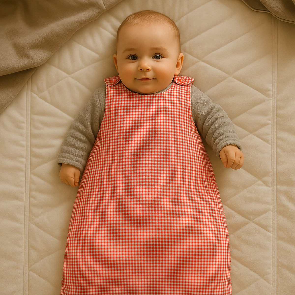 Saco De Dormir De Invierno De Algodón Orgánico Vichy