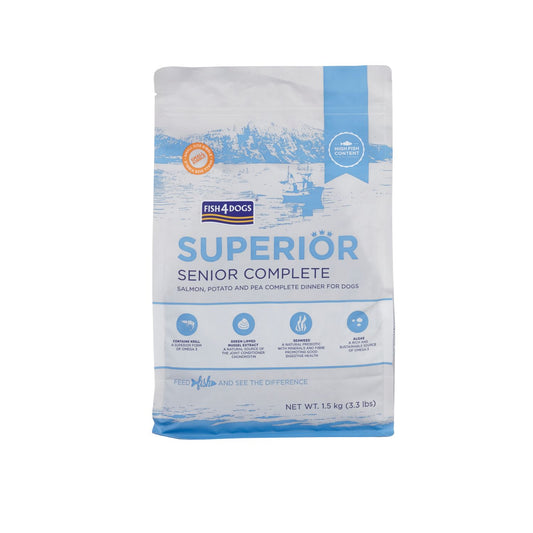 Fish4dogs Pienso Senior Premium Salmon Xs/s 1'5kg_0