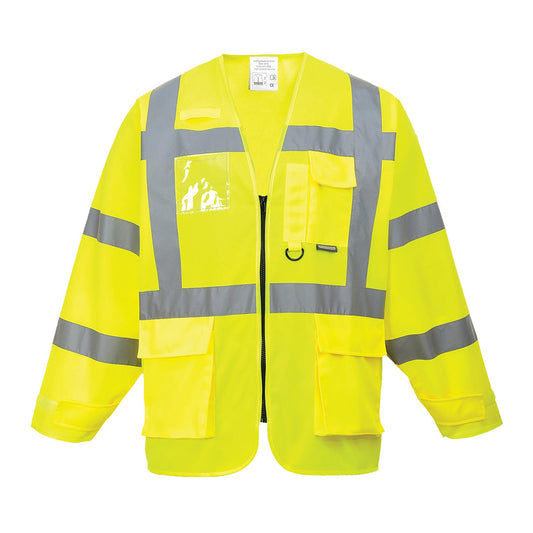 Chaqueta De Alta Visibilidad Executive / S / Amarillo_0