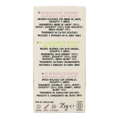 Infusión Feel Zen Bio Cupper 20 bolsitas