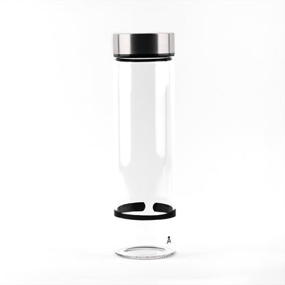 Botella De Agua En Borosilicato Tapón De Rosca 600ml Negro/transparente Scalpers Home_5
