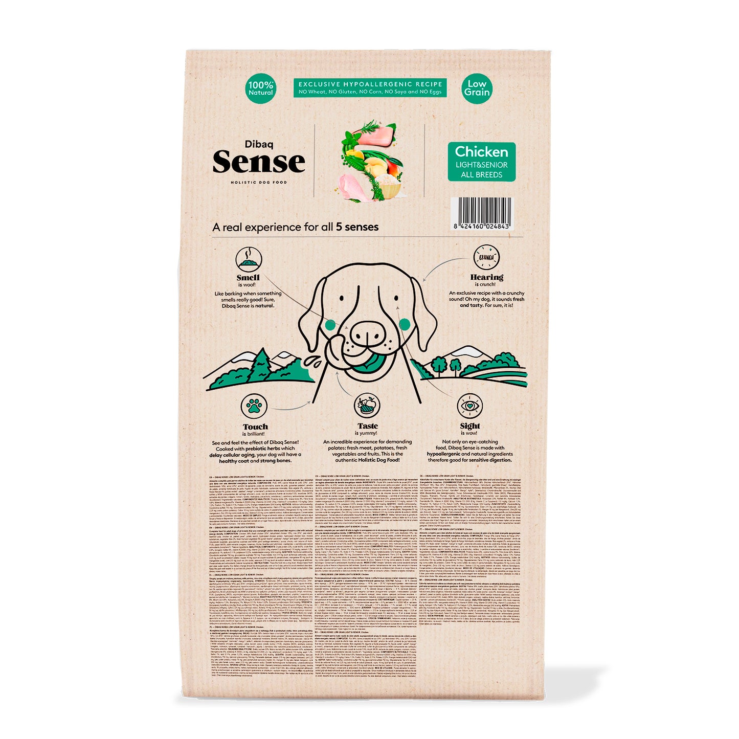 Dibaq Sense Low Grain Pollo Light O Senior 12 Kg_1