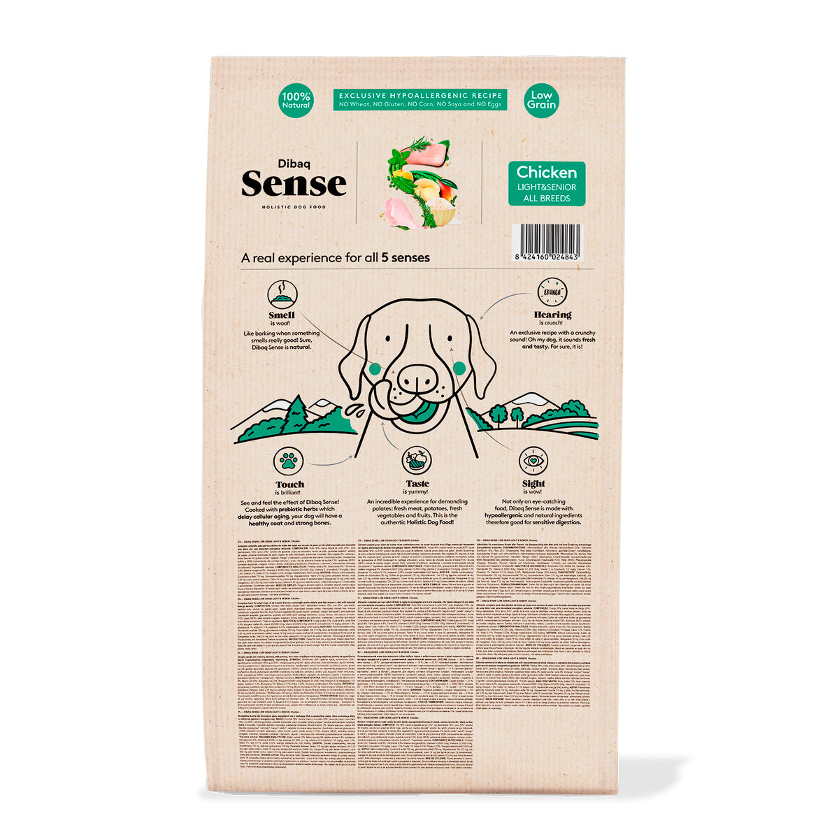 Dibaq Sense Low Grain Pollo Light O Senior 12 Kg_1