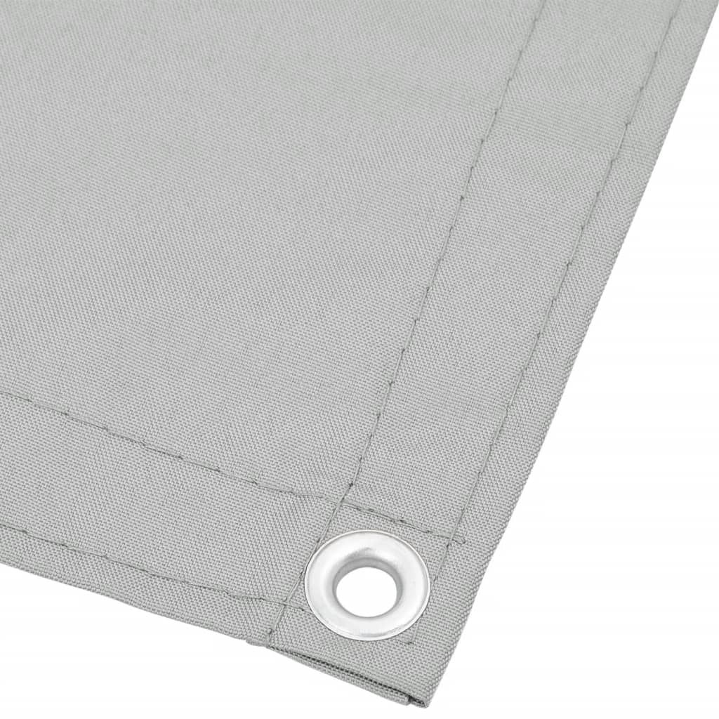 Vidaxl Pantalla De Balcón 100% Poliéster Oxford Gris Claro 120x700 Cm_3