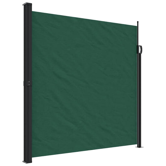 Vidaxl Toldo Lateral Retráctil Verde Oscuro 200x500 Cm_0