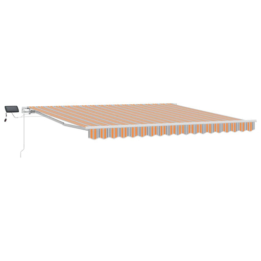 Toldo Retráctil Multicolor 400 X 300 Cm Tela Y Aluminio_0