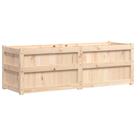 Jardinera De Madera Maciza De Pino 150x50x50 Cm_0