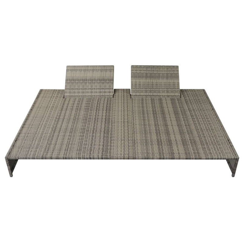 Vidaxl Set De Muebles De Jardín 5 Pzas Y Cojines Ratán Sintético Gris_5