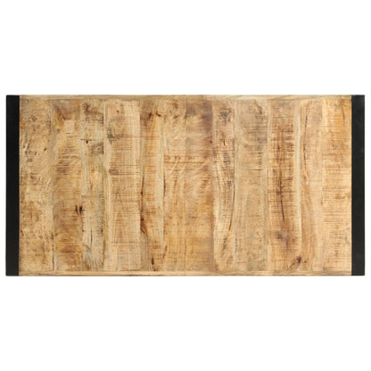 Mesa Alta De Cocina De Madera Maciza De Mango 140x70x110 Cm_2