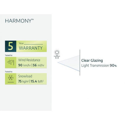 Invernadero Harmony 185x426 cm verde Canopia