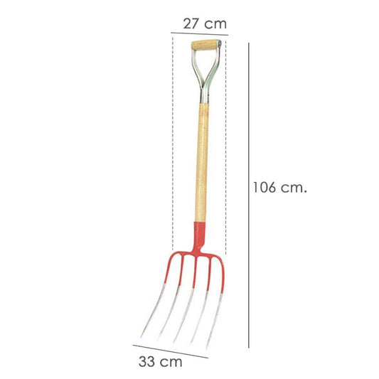 Horca Con Mango Anilla  560 / 5 Puas_0