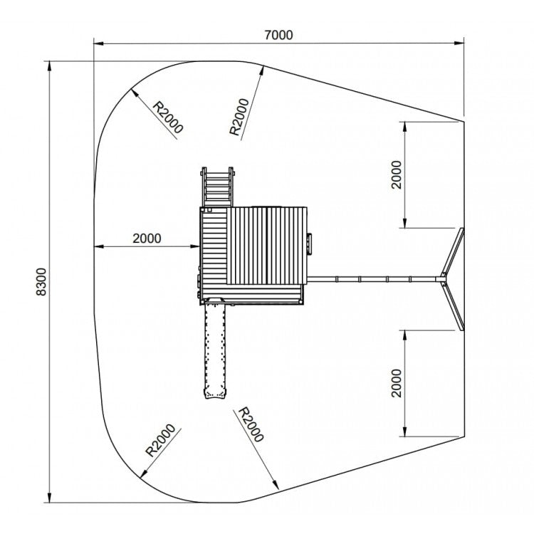 Parque Infantil Masgames Lollipop L Con Columpio Doble.