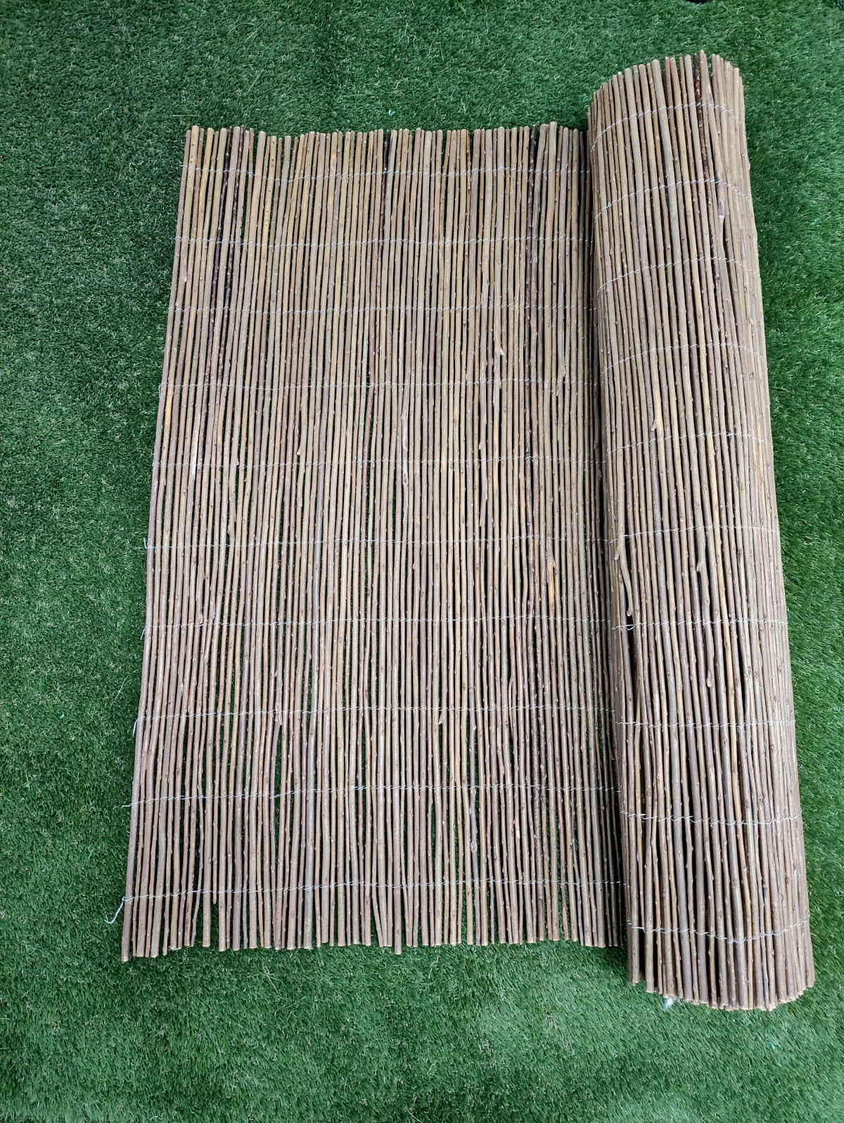 Mimbre Natural| Composición 100% Caña Natural Mimbre| Cosidas Con Alambre| 80% Ocultacion| Malla Ocultacion Natural