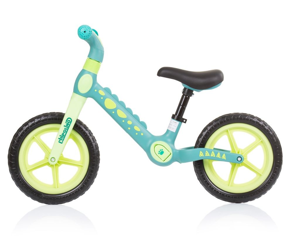 Bicicleta Infantil Sin Pedales Dino Blue Green_1