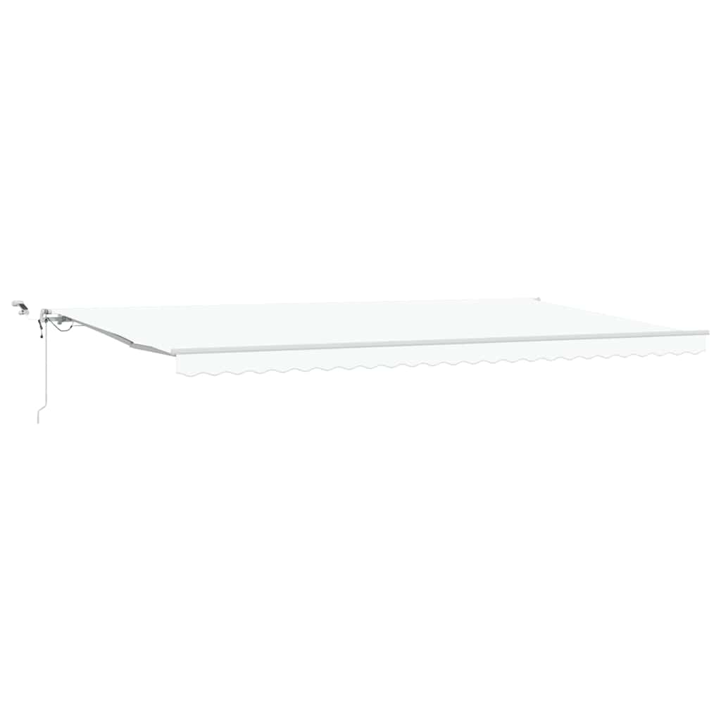 Toldo Retráctil Blanco 600 X 300 Cm Poliéster_0