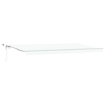 Toldo Retráctil Blanco 600 X 300 Cm Poliéster_0