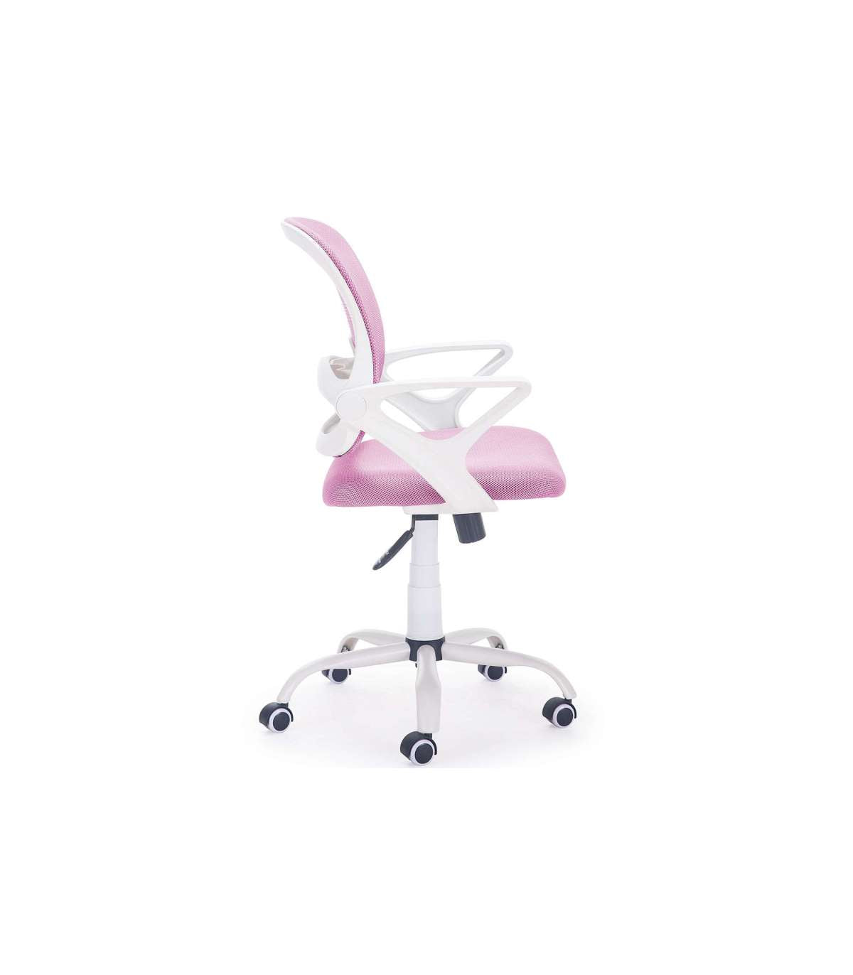 Silla De Escritorio Giratoria Brisa Acabado Rosa/blanco, 93-101 Cm(alto)60 Cm(ancho)60 Cm(fondo)._4