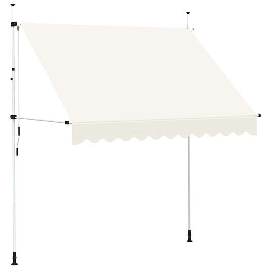 Toldo Retráctil De Operación Manual 250 Cm Crema_0