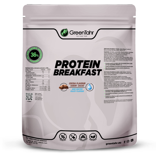 Protein Breakfast sabor cacao Green Tahr 1k