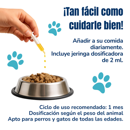 Aceite natural rico en Omega-3 para la piel y el pelaje de perros y gatos – Sardina y anchoa – 200 ml_4