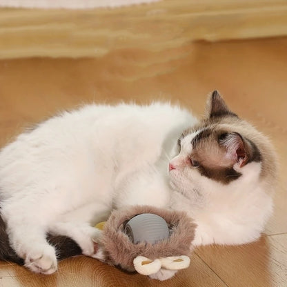 Intimeg Pelota De Peluche Eléctrica Para Gatos_1